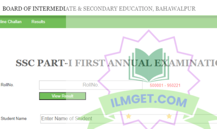 Intermediate 11th Class Result 2023 Bahawalpur Board