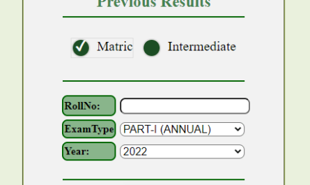 1st Year Result 2023 BISE Lahore Board