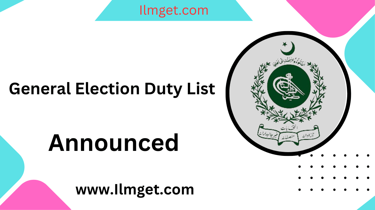 General Election Duty List 